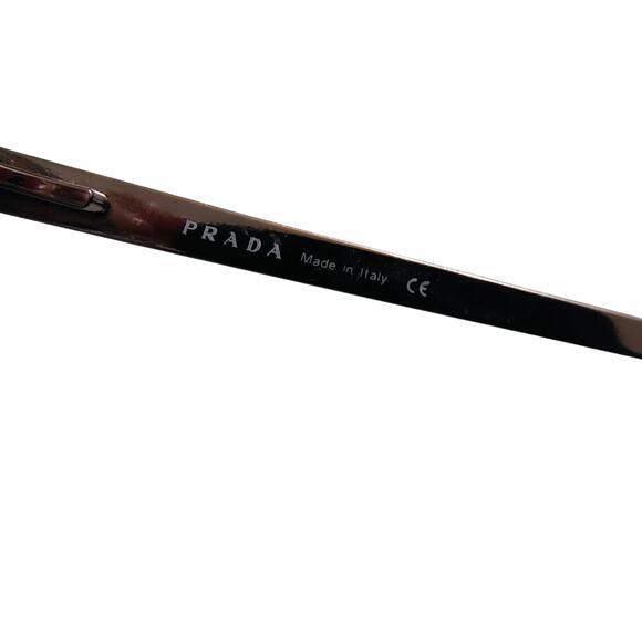 PRADA Sleek Fit Eye Glasses Specs VPR 66F 51017 3Bh-101 135 Gold Rimmed Frames - Picture 10 of 14